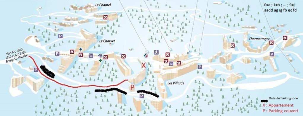 Les Arcs 1800, Nova 2, 6 Pers, Parking Couvert Gratuit Bagian luar foto
